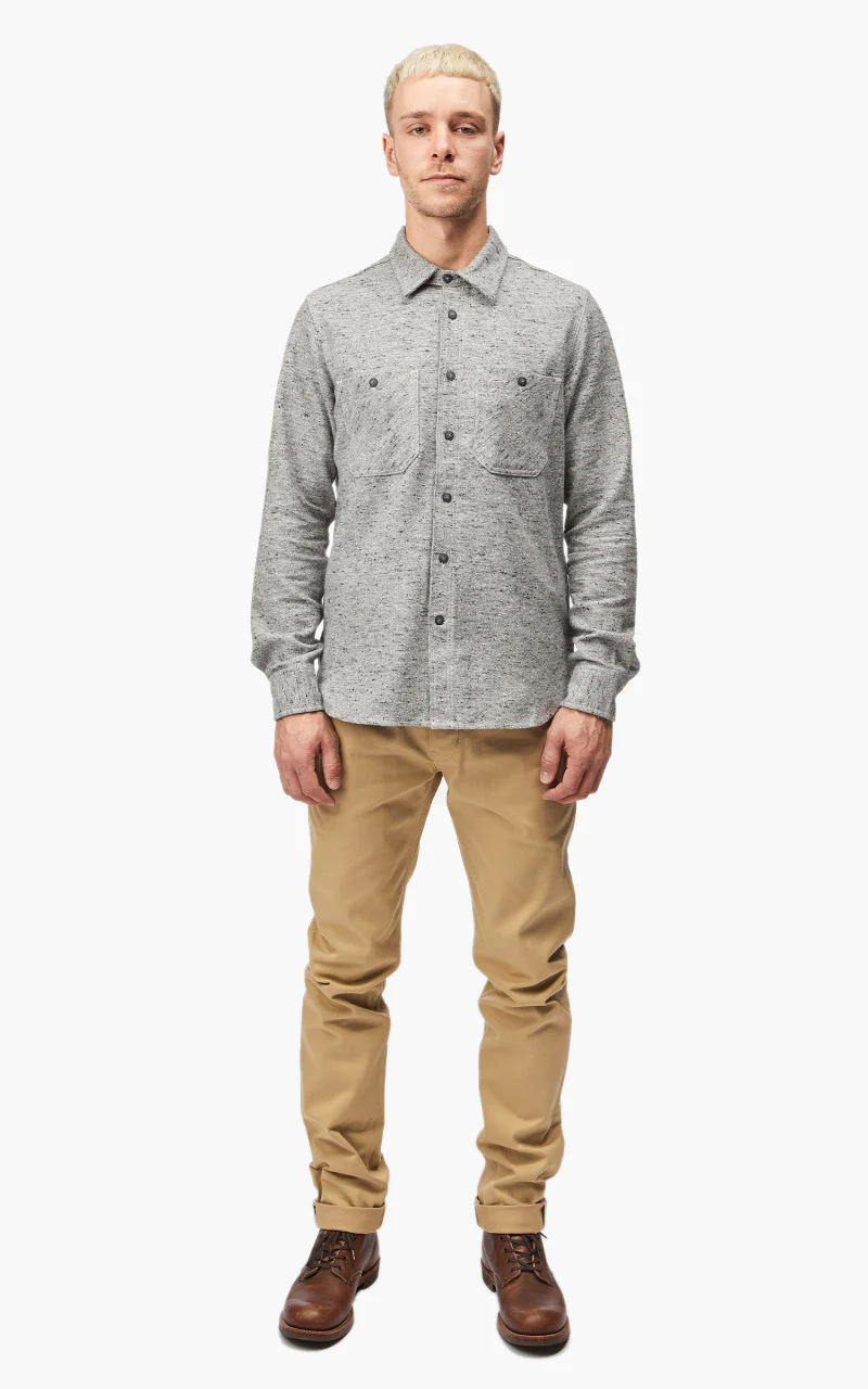 Rogue Territory BM Shirt Lannel Grey Oatmeal - Image 6