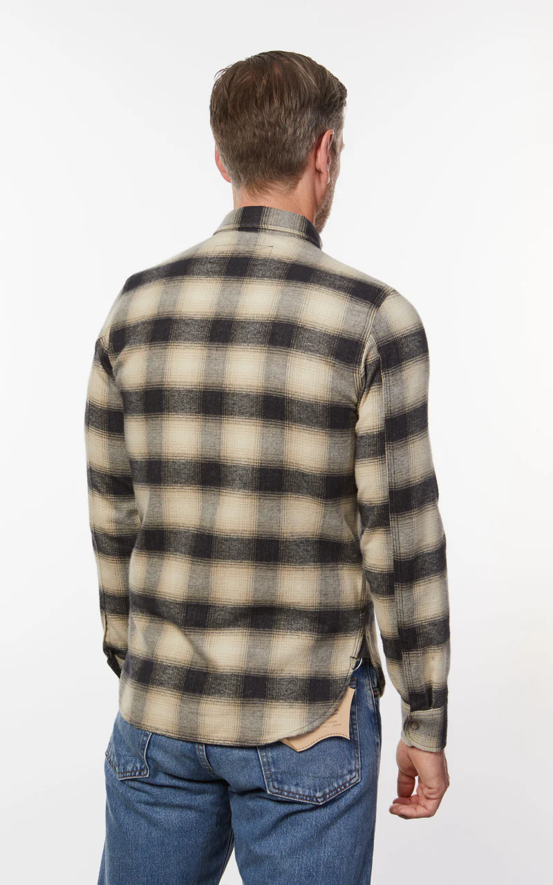 Rogue Territory BM Shirt Natural Brushed Plaid - Image 6