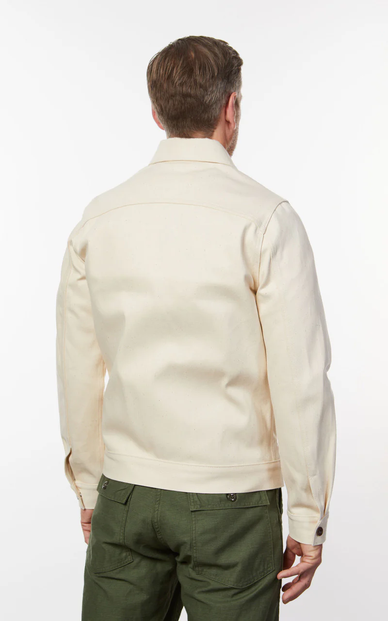 Rogue Territory Cruiser Jacket Ecru 14oz - Image 6