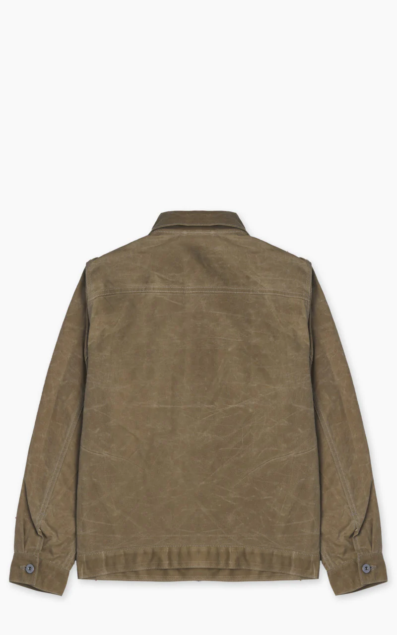 Rogue Territory Cruiser Jacket Lined Waxed Canvas Ridgeline Tan - Image 7