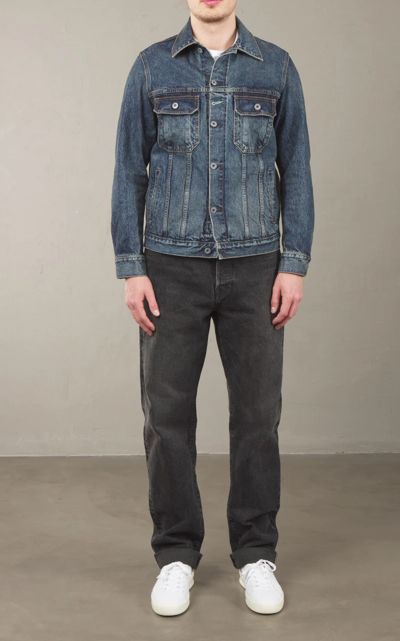 Rogue Territory Cruiser Jacket Medium Indigo Wash - Image 5