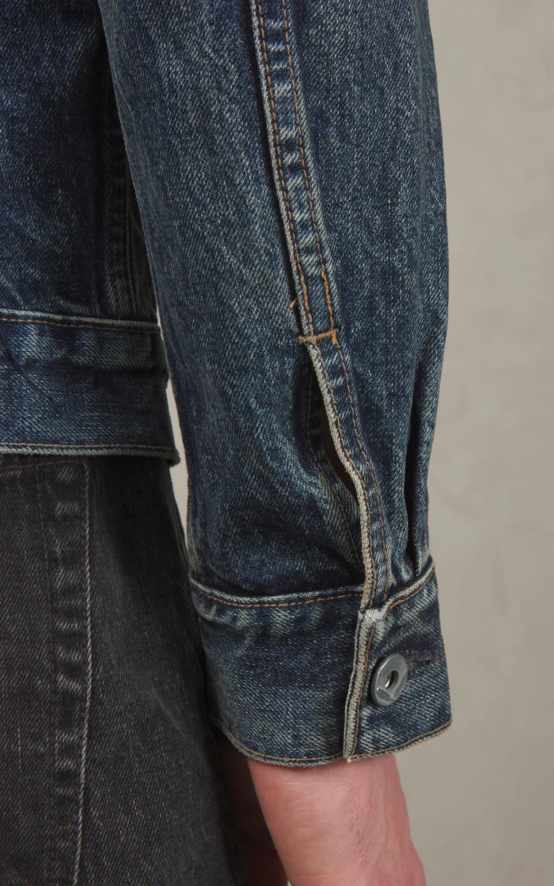 Rogue Territory Cruiser Jacket Medium Indigo Wash - Image 8