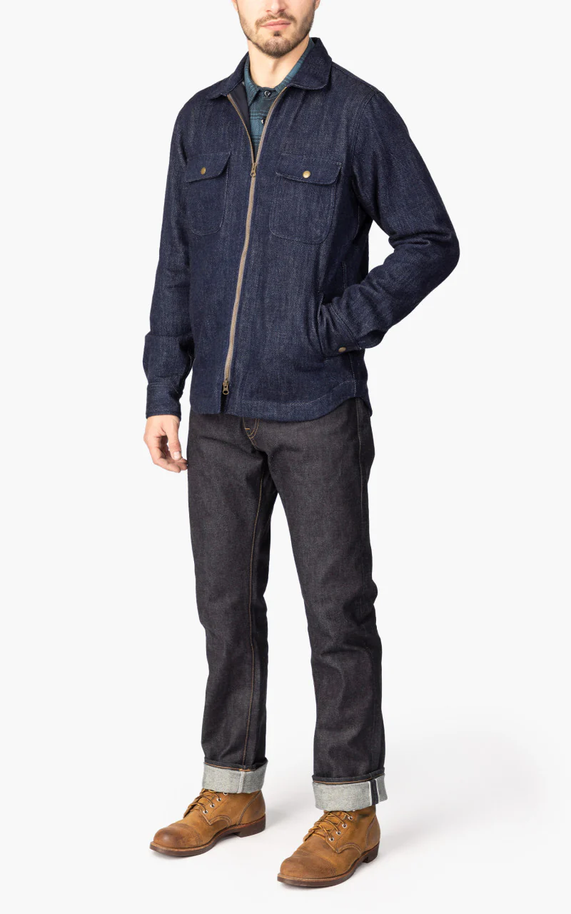 Rogue Territory Field Jacket Knit Denim Indigo 11oz - Image 2