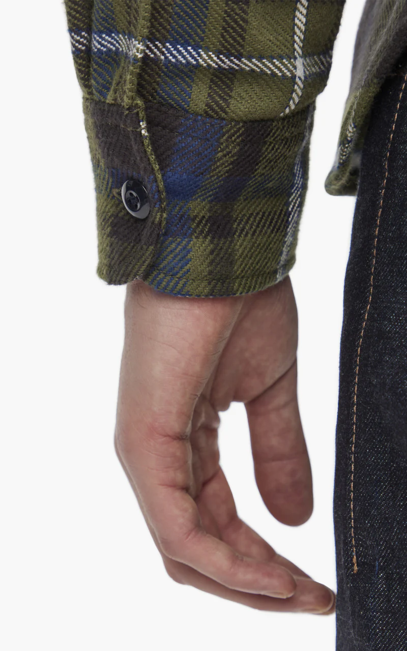 Rogue Territory Field Shirt HB Plaid Olive - Image 8