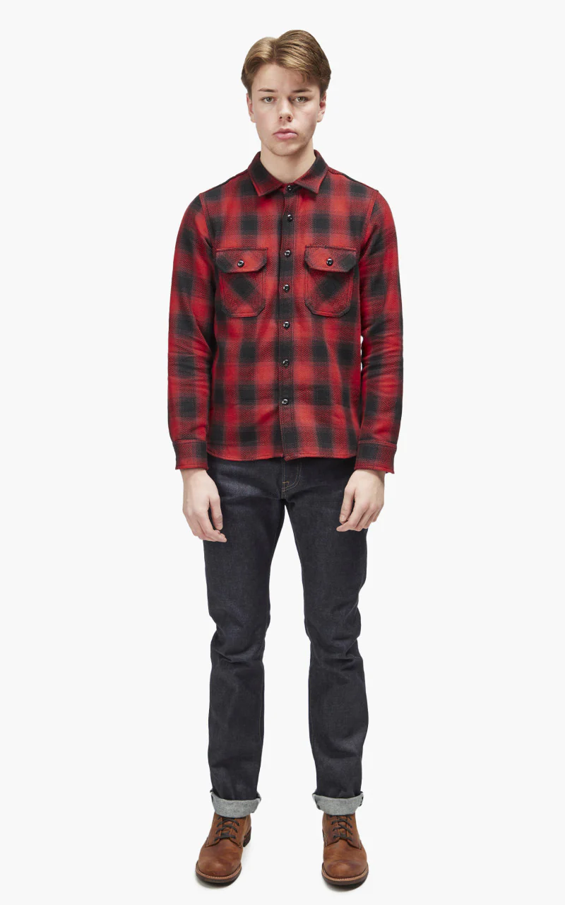 Rogue Territory Field Shirt HB Plaid Red - Image 2