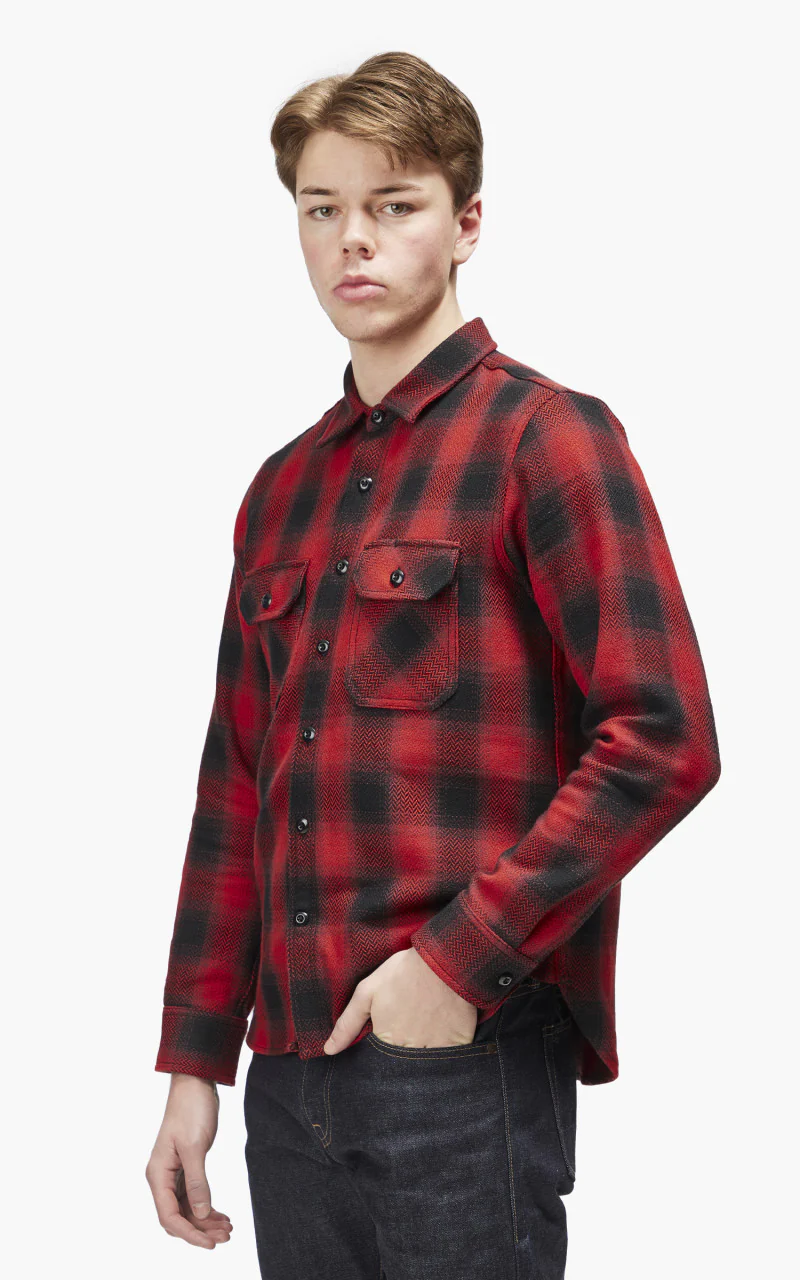 Rogue Territory Field Shirt HB Plaid Red - Image 4