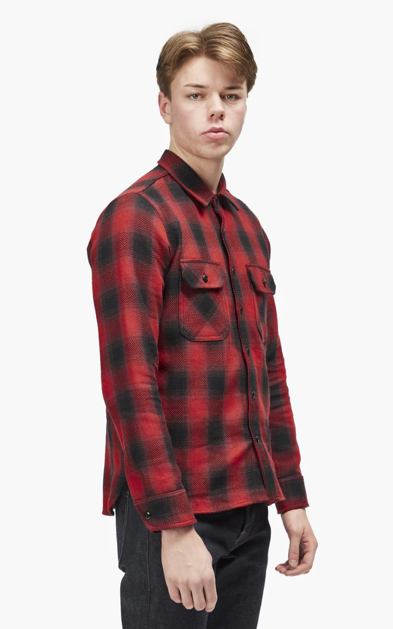 Rogue Territory Field Shirt HB Plaid Red - Image 5