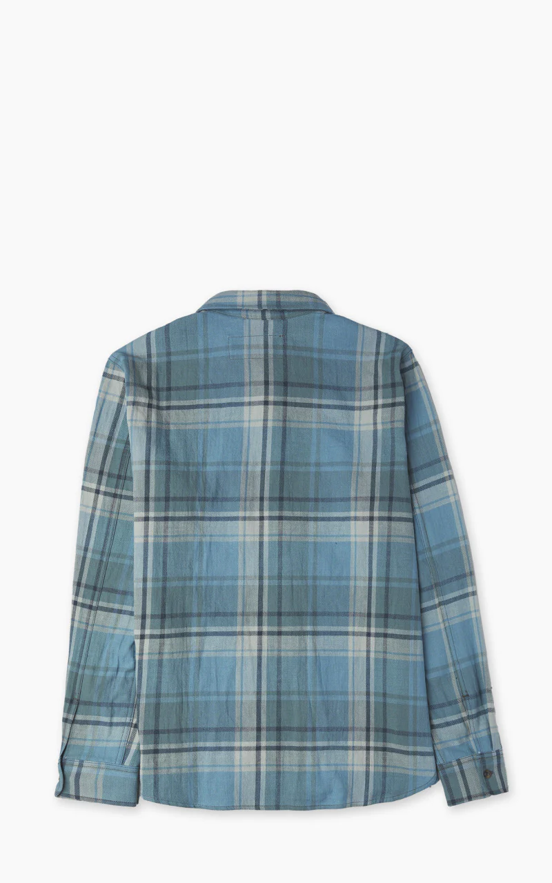 Rogue Territory Field Shirt Icy Blue Plaid - Image 6
