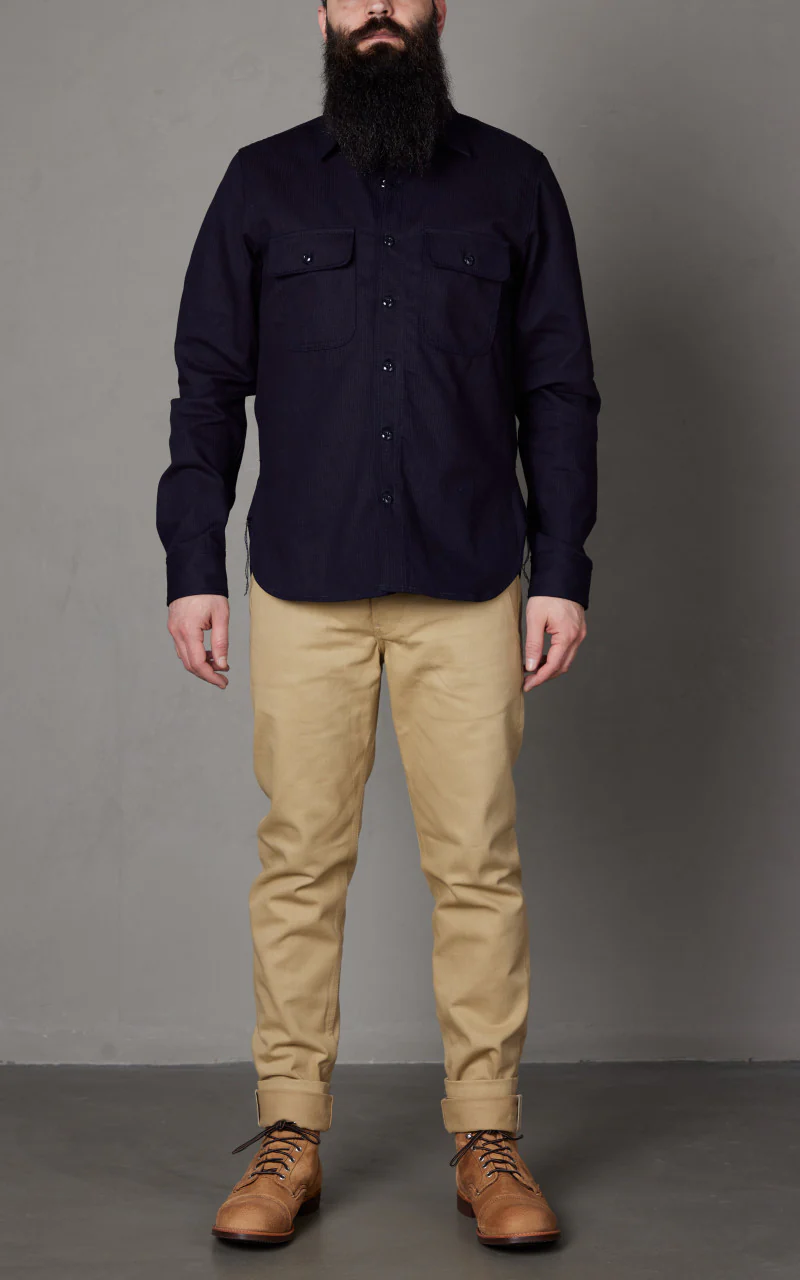 Rogue Territory Field Shirt Whip Cord Indigo - Image 4