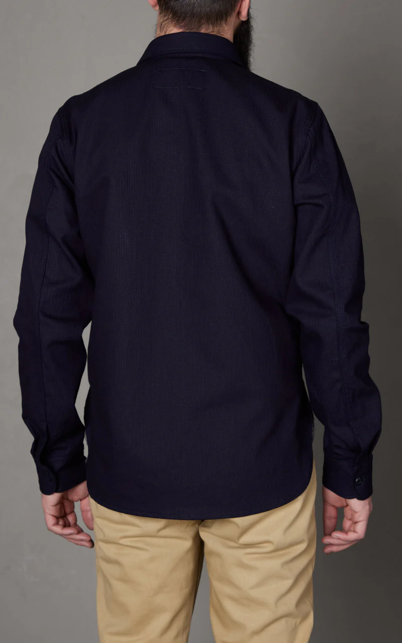 Rogue Territory Field Shirt Whip Cord Indigo - Image 7