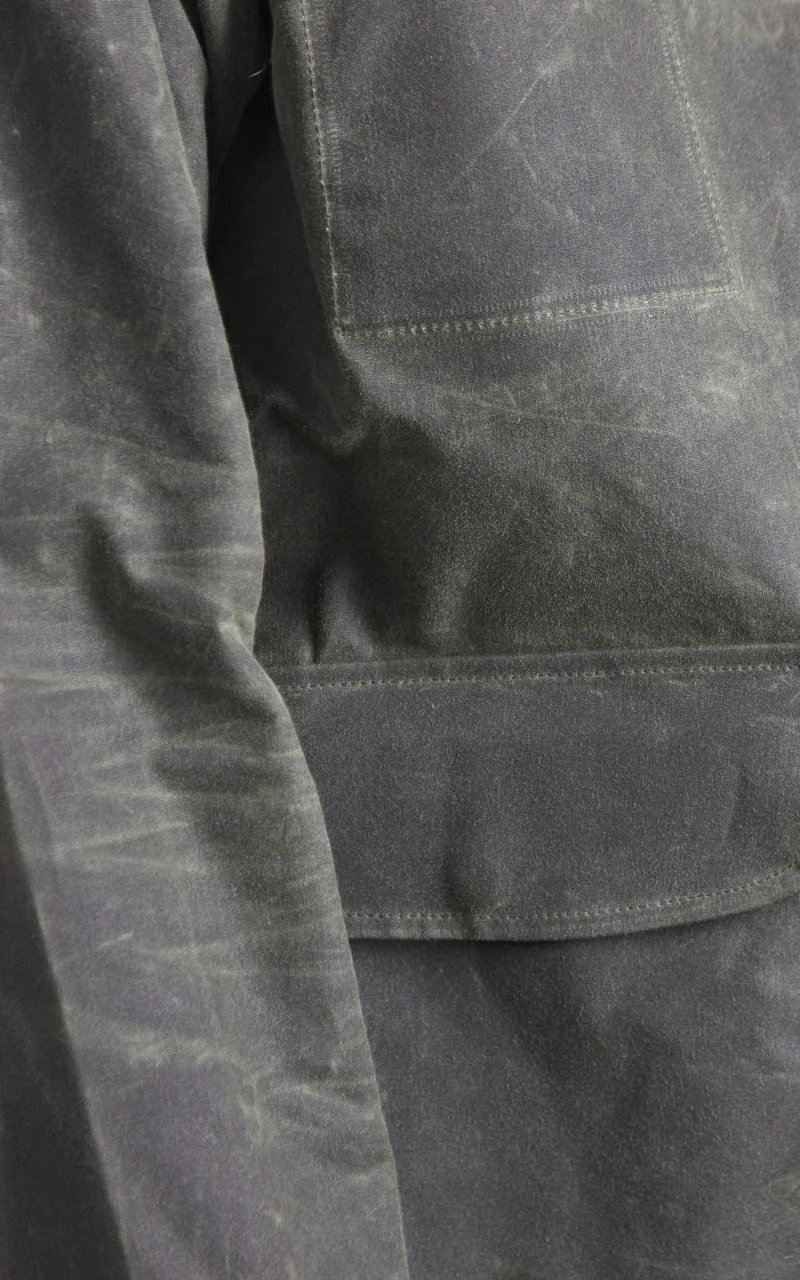 Rogue Territory Hunter Supply Jacket Waxed Olive - Image 6