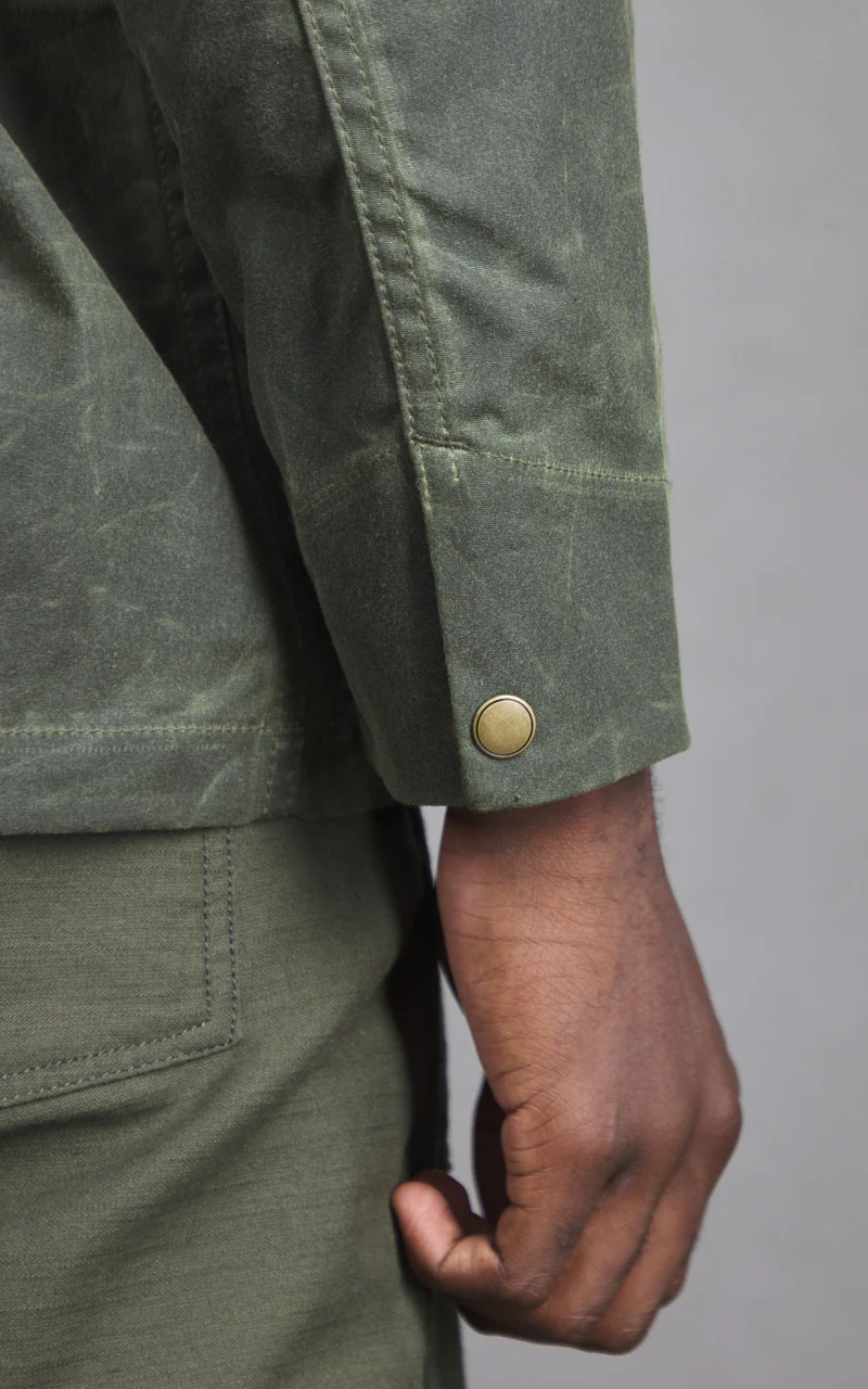 Rogue Territory Hunter Supply Jacket Waxed Olive - Image 8