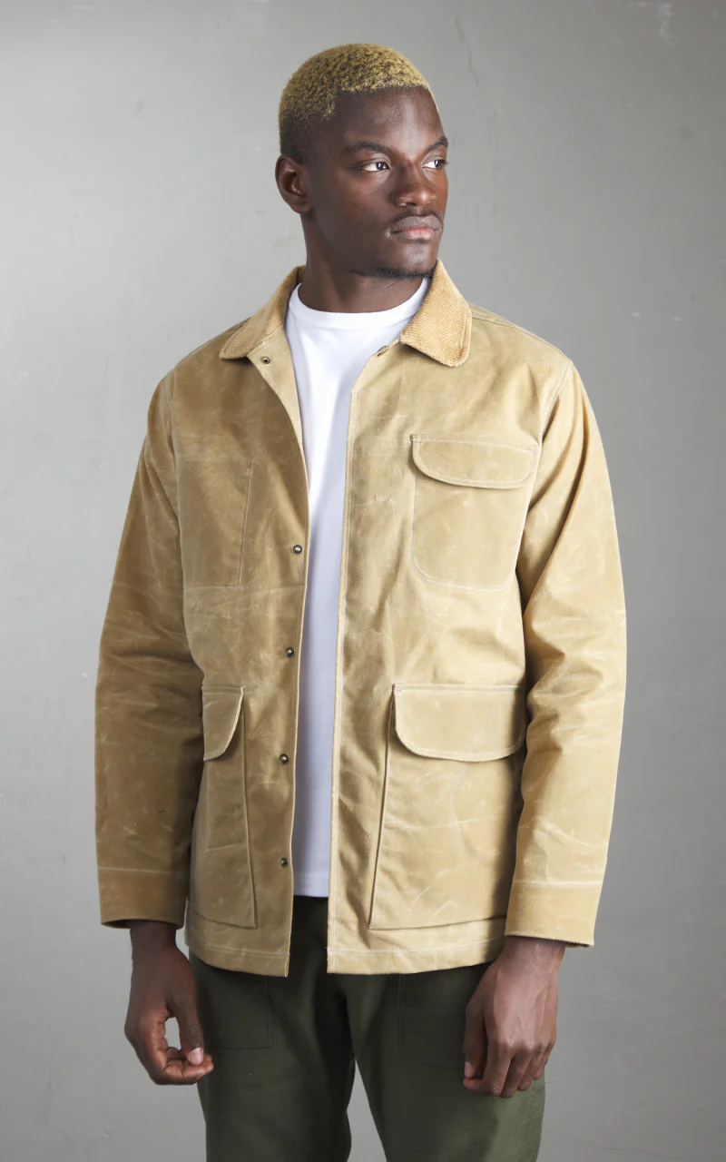 Rogue Territory Hunter Supply Jacket Waxed Tan - Image 2