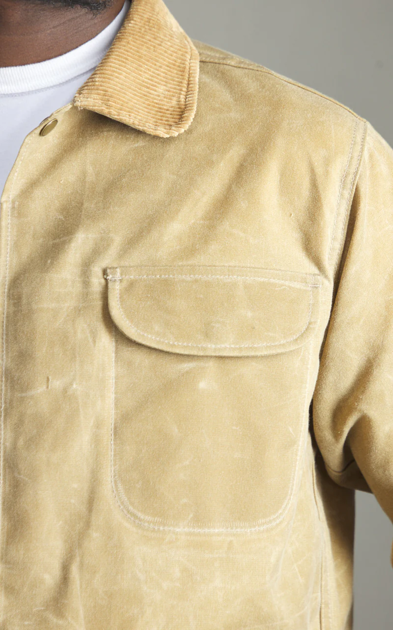 Rogue Territory Hunter Supply Jacket Waxed Tan - Image 4
