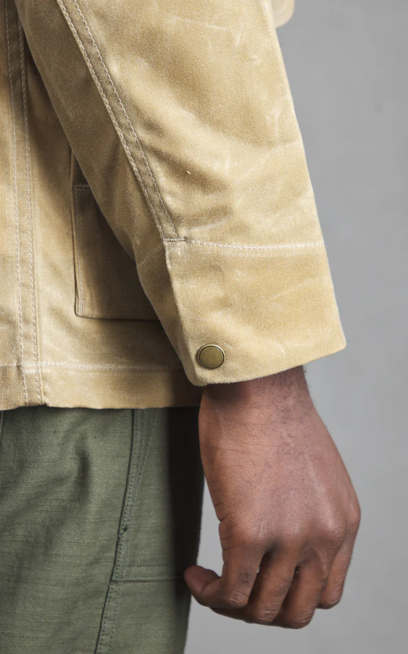 Rogue Territory Hunter Supply Jacket Waxed Tan - Image 7
