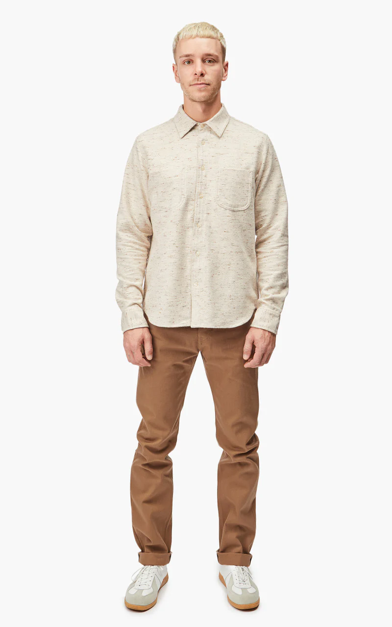 Rogue Territory Jumper Shirt Flannel Natural Oatmeal - Image 6