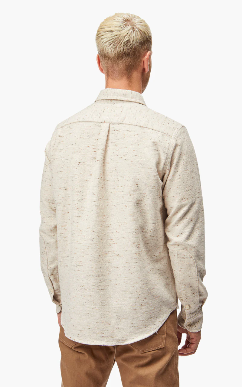 Rogue Territory Jumper Shirt Flannel Natural Oatmeal - Image 7