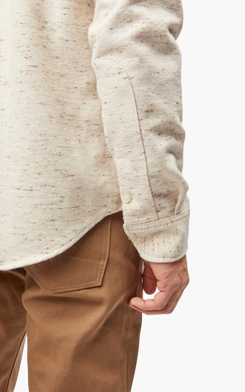 Rogue Territory Jumper Shirt Flannel Natural Oatmeal - Image 9
