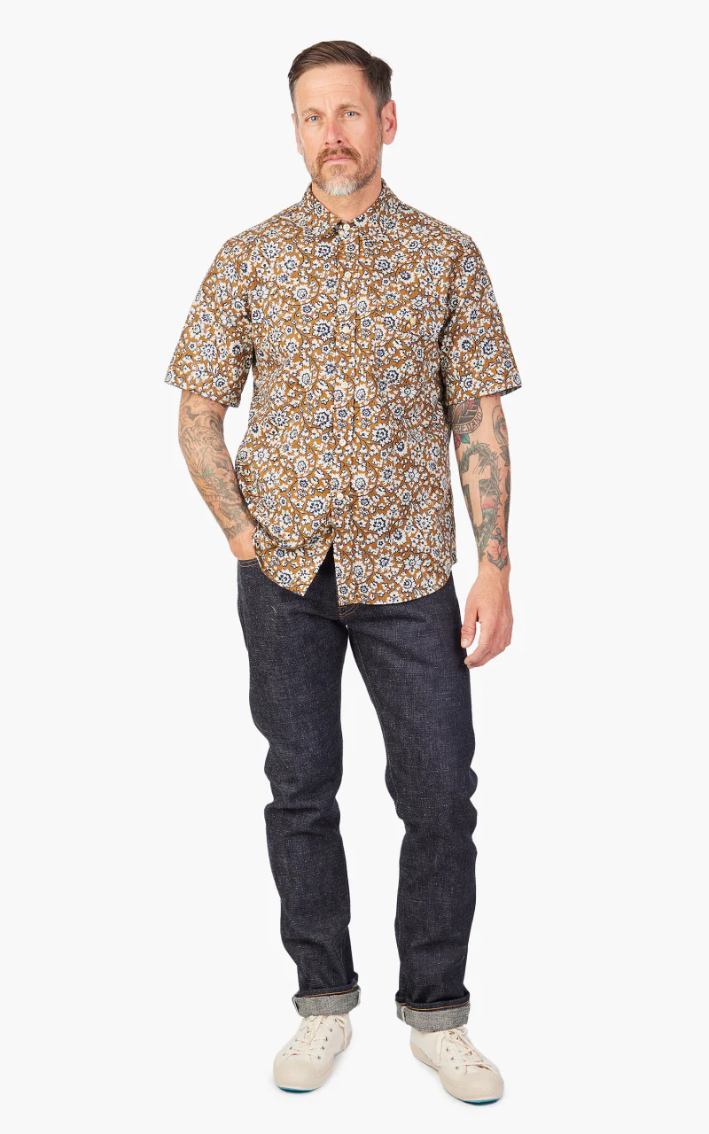 Rogue Territory Maker Shirt Gold Floral - Image 2
