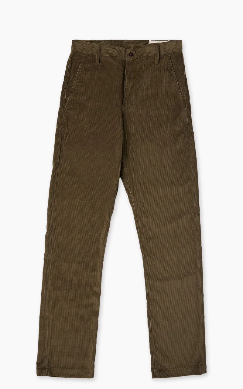 Rogue Territory Officer High Trouser Corduroy Olive