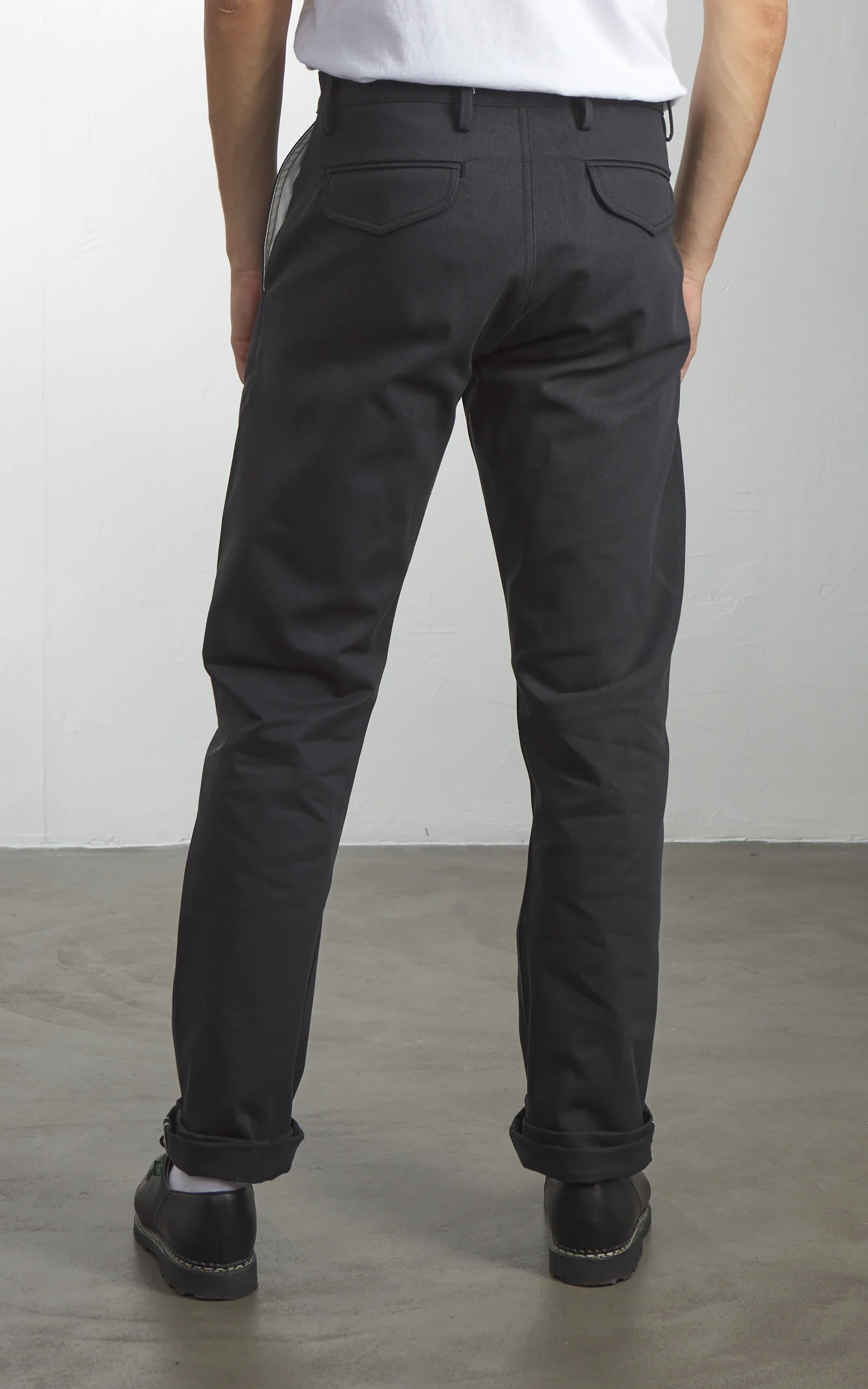 Rogue Territory Officer High Trouser Selvedge Grey - Image 5