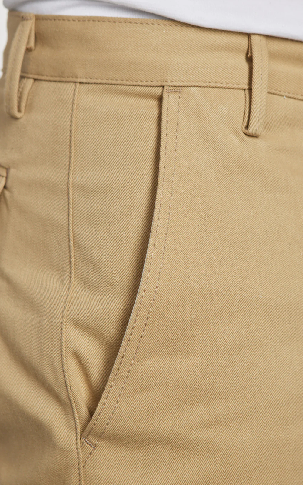 Rogue Territory Officer High Trouser Selvedge Khaki - Image 5