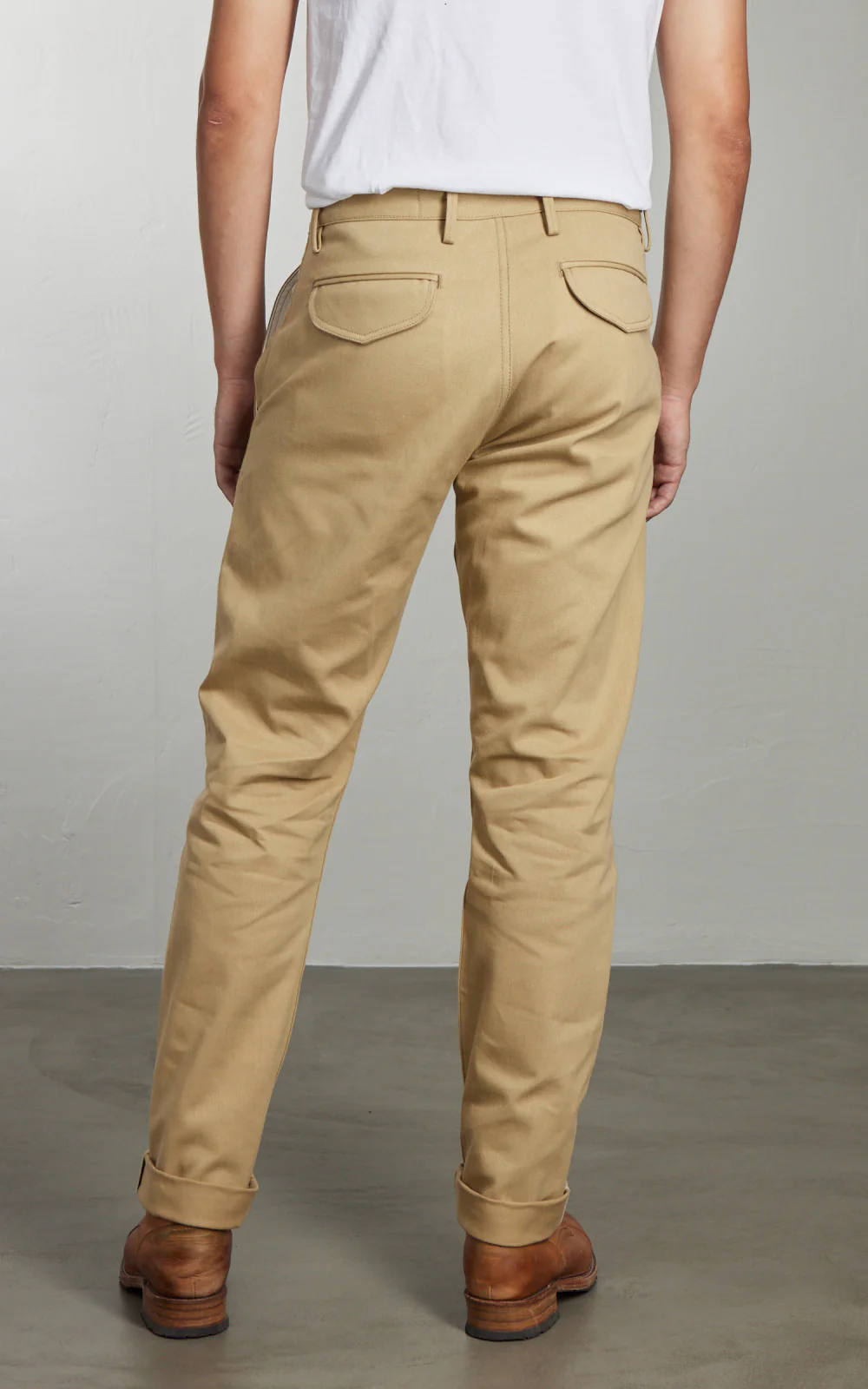 Rogue Territory Officer High Trouser Selvedge Khaki - Image 7