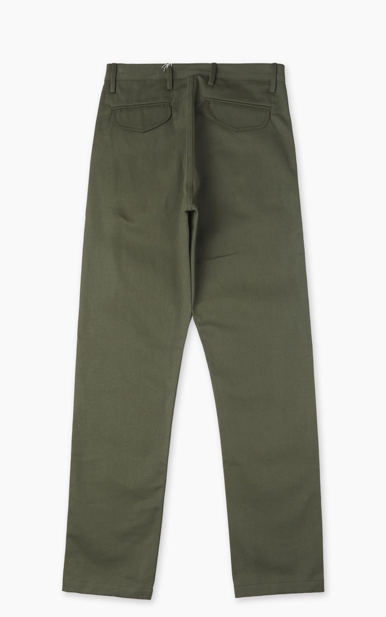 Rogue Territory Officer High Trouser Selvedge Olive - Image 3