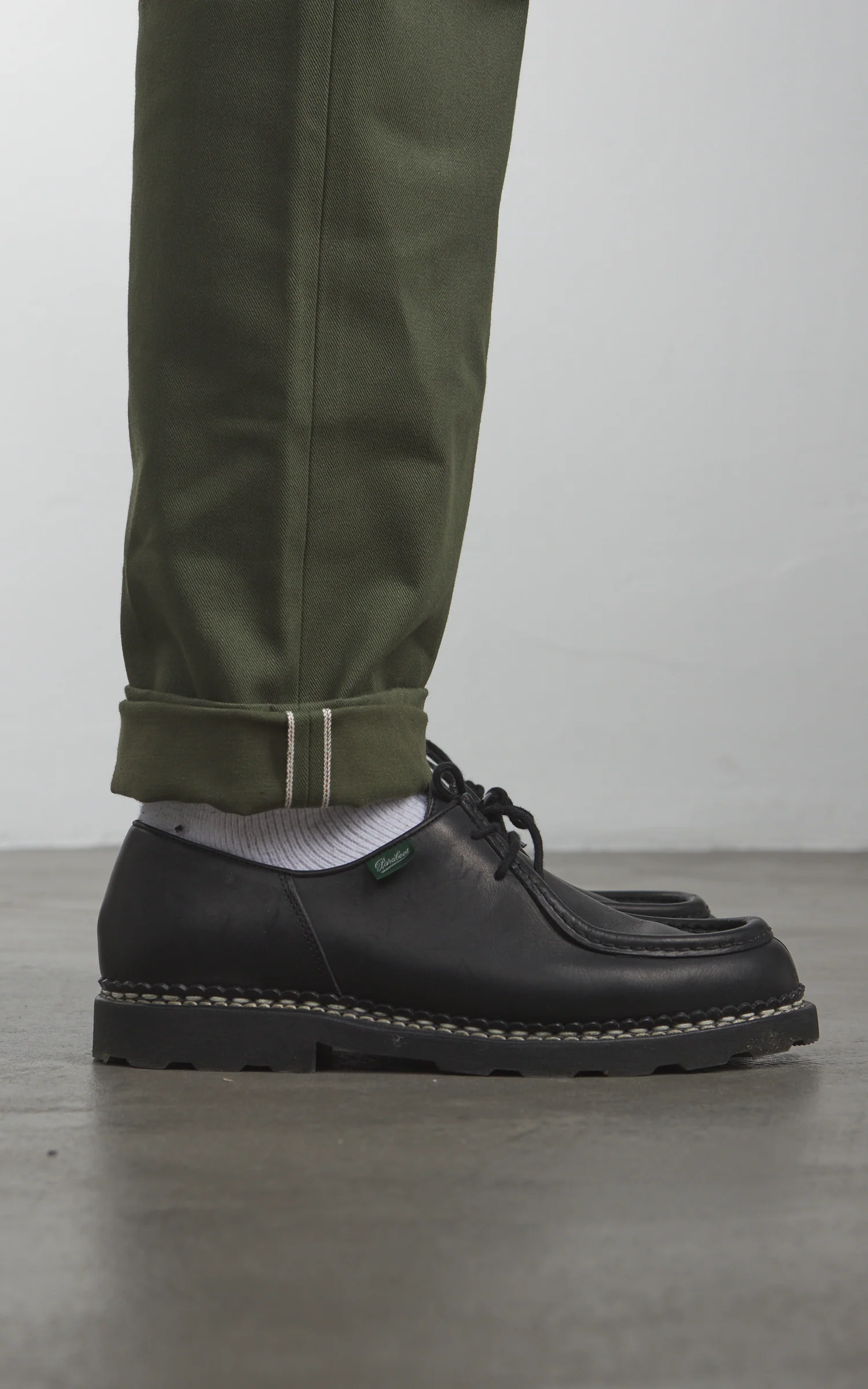 Rogue Territory Officer High Trouser Selvedge Olive - Image 7