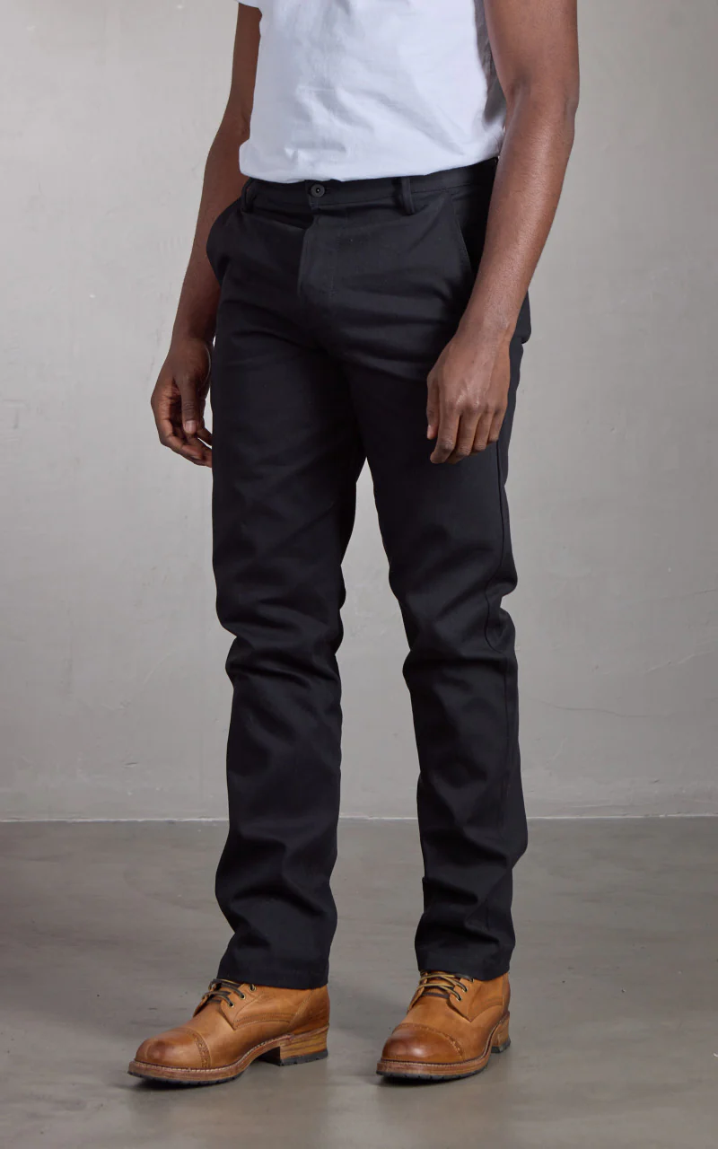 Rogue Territory Officer High Trouser Stealth Black 11oz - Image 2