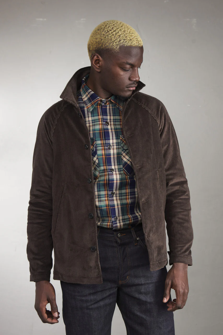 Rogue Territory Peacoat Corduroy Brown - Image 4