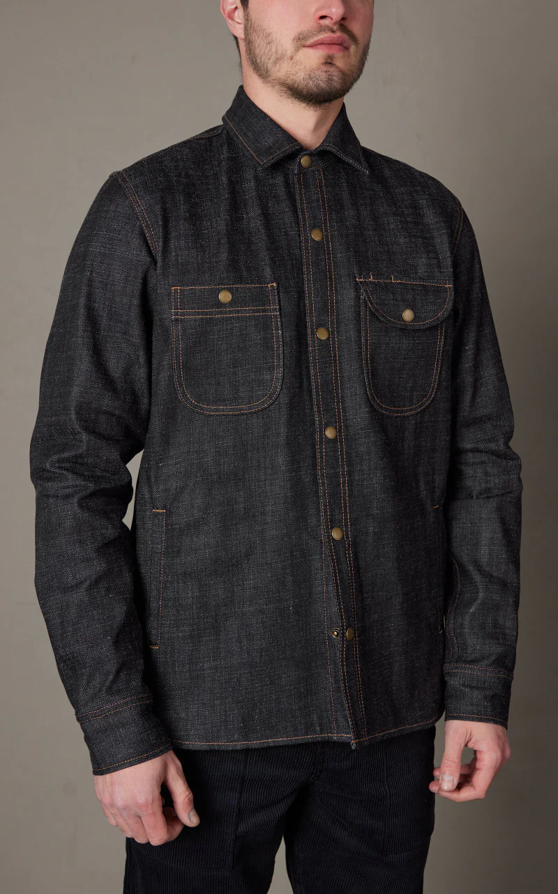 Rogue Territory Service Shirt Crpytic Indigo 13.5oz - Image 2