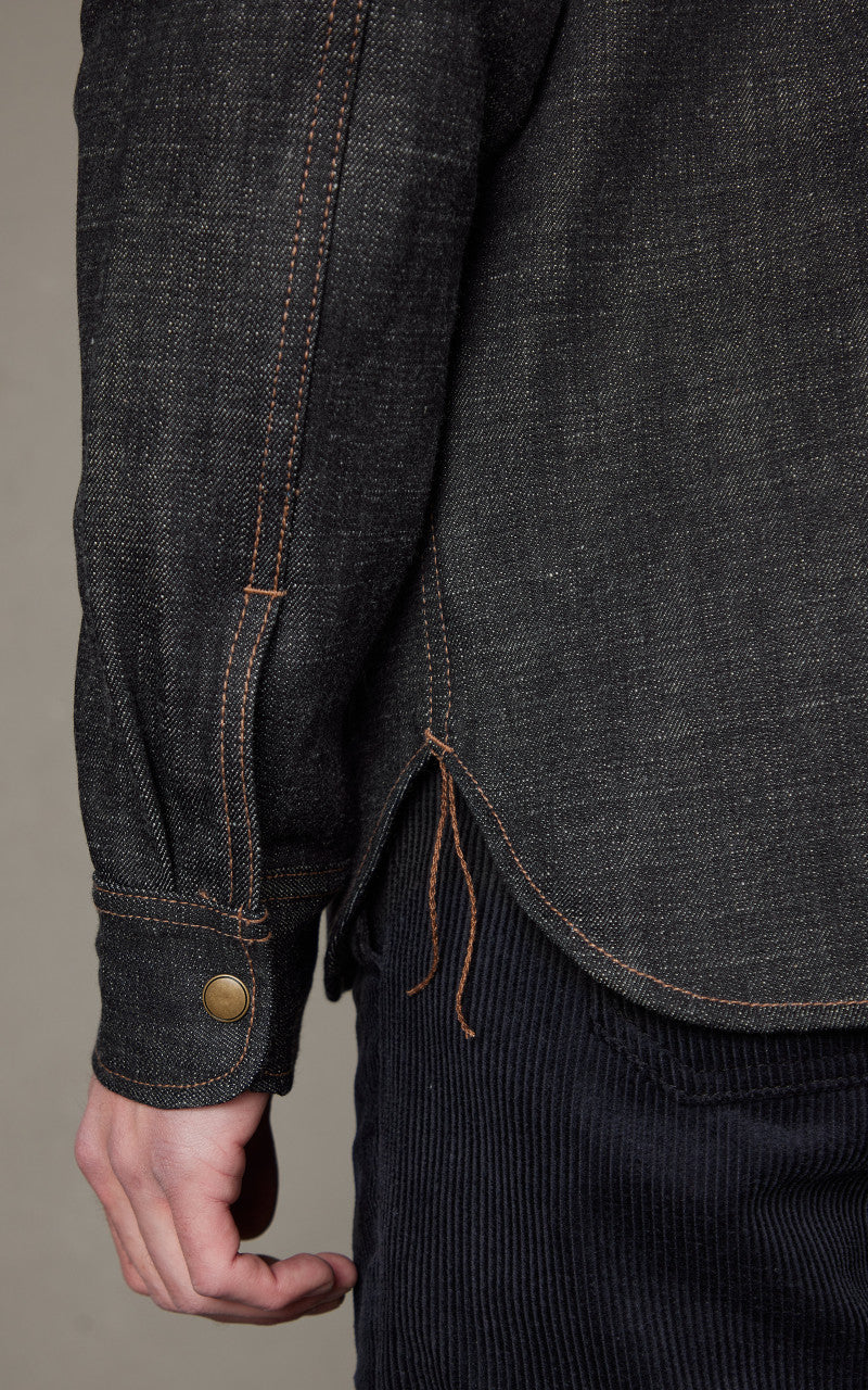Rogue Territory Service Shirt Crpytic Indigo 13.5oz - Image 5