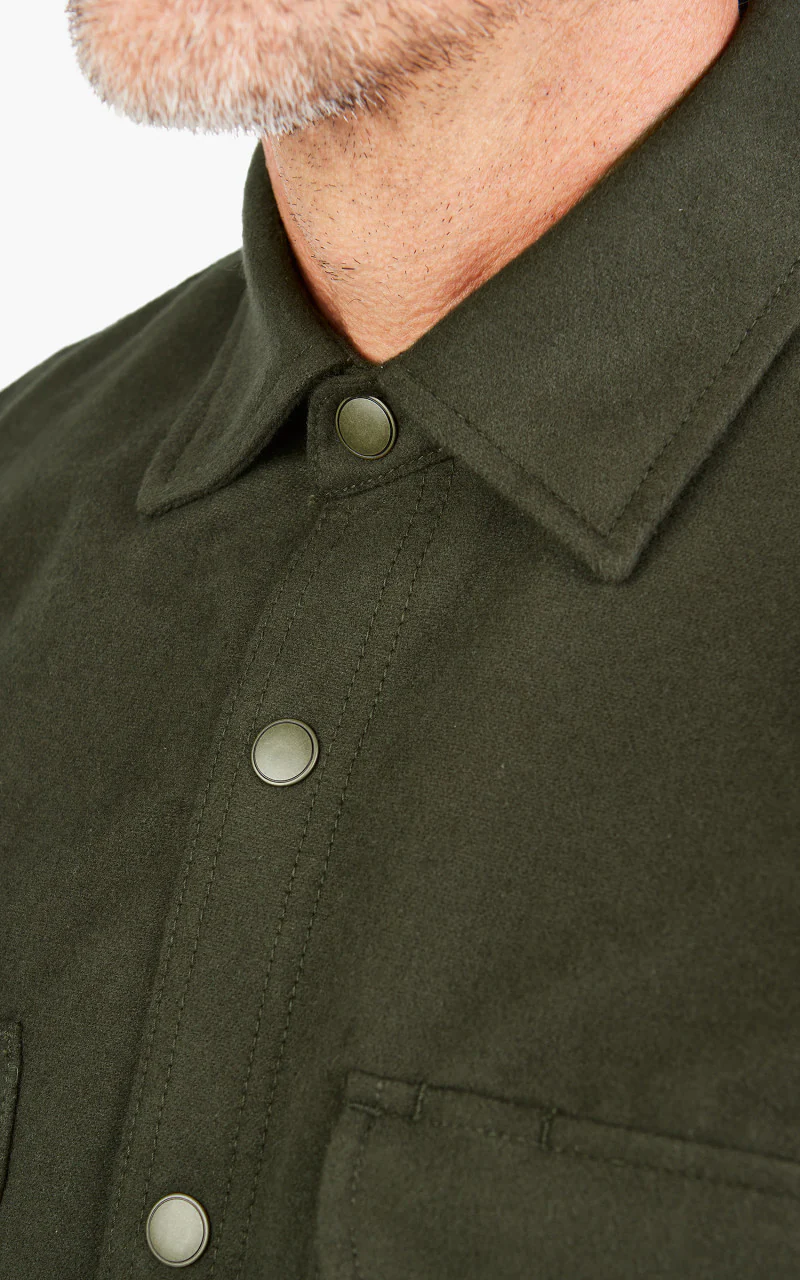 Rogue Territory Service Shirt Flannel Olive - Image 4