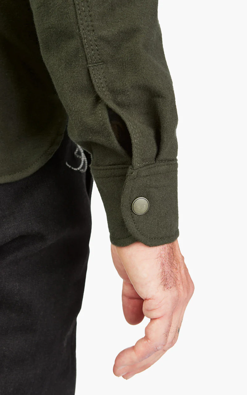 Rogue Territory Service Shirt Flannel Olive - Image 7