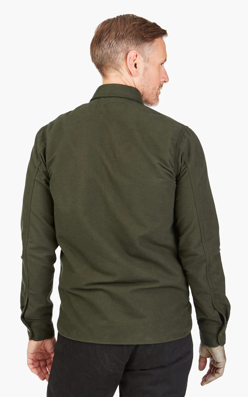 Rogue Territory Service Shirt Flannel Olive - Image 9