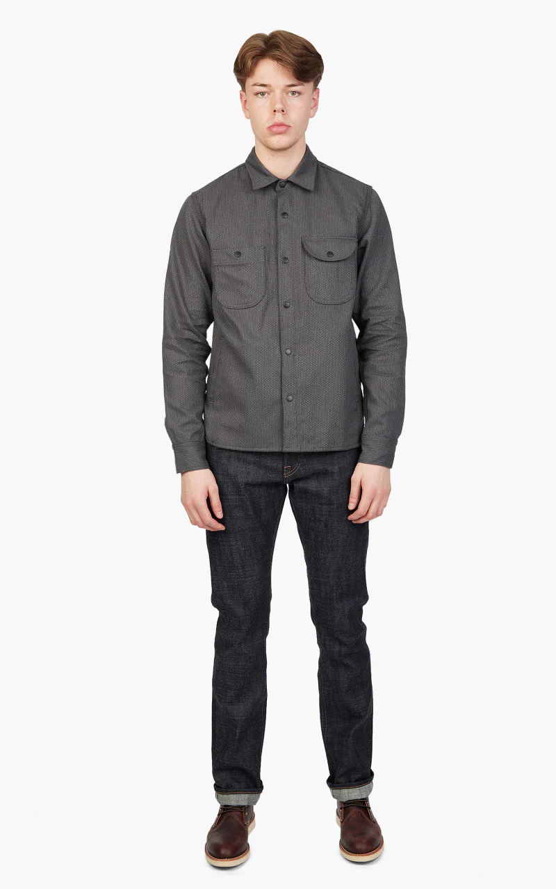 Rogue Territory Service Shirt Grey Sashiko - Image 2
