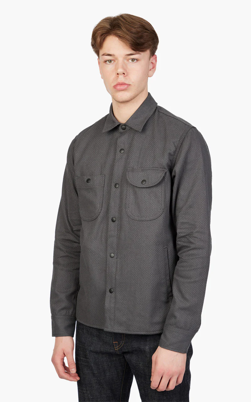 Rogue Territory Service Shirt Grey Sashiko - Image 4