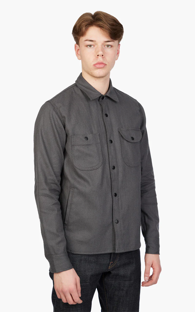 Rogue Territory Service Shirt Grey Sashiko - Image 5