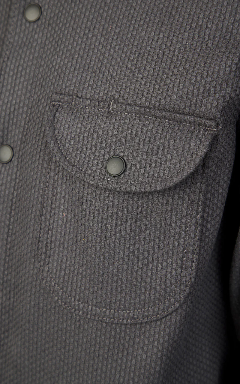 Rogue Territory Service Shirt Grey Sashiko - Image 9