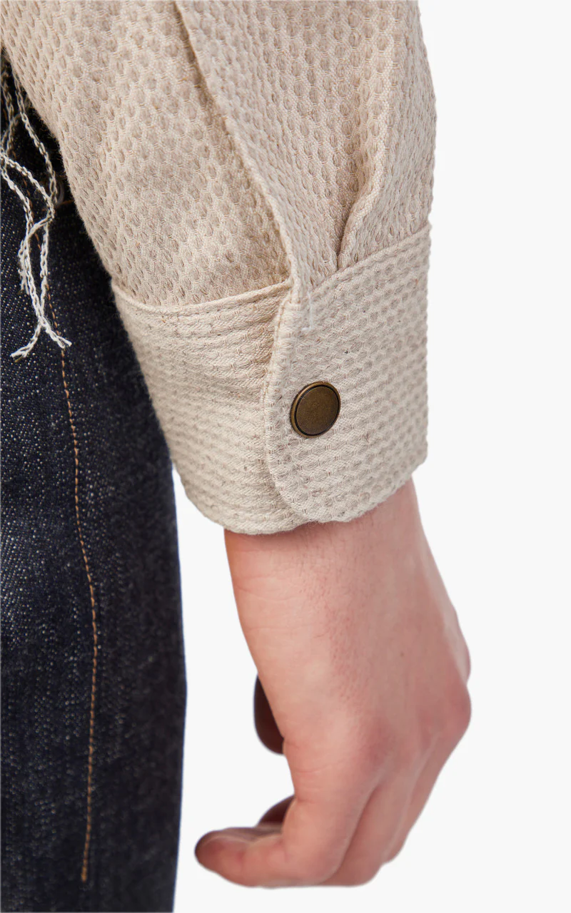 Rogue Territory Service Shirt Natural Sashiko - Image 7