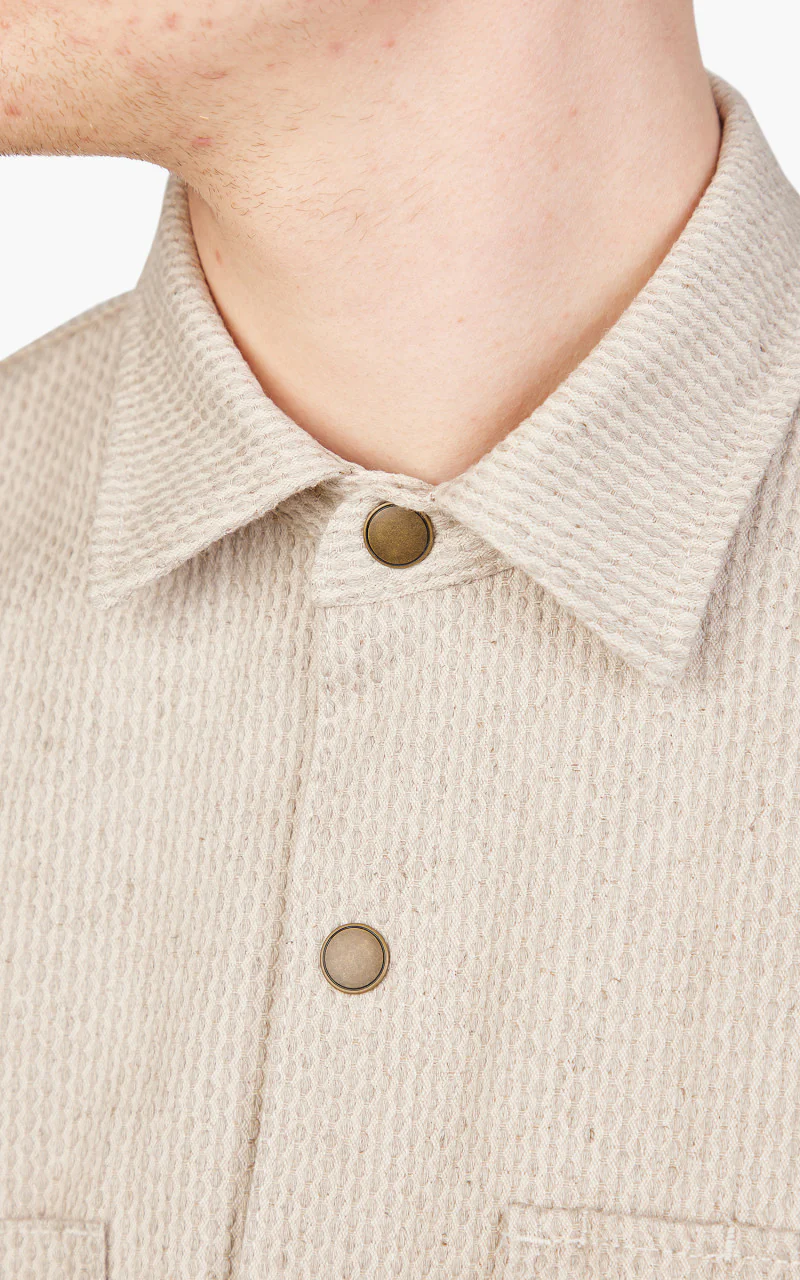 Rogue Territory Service Shirt Natural Sashiko - Image 8