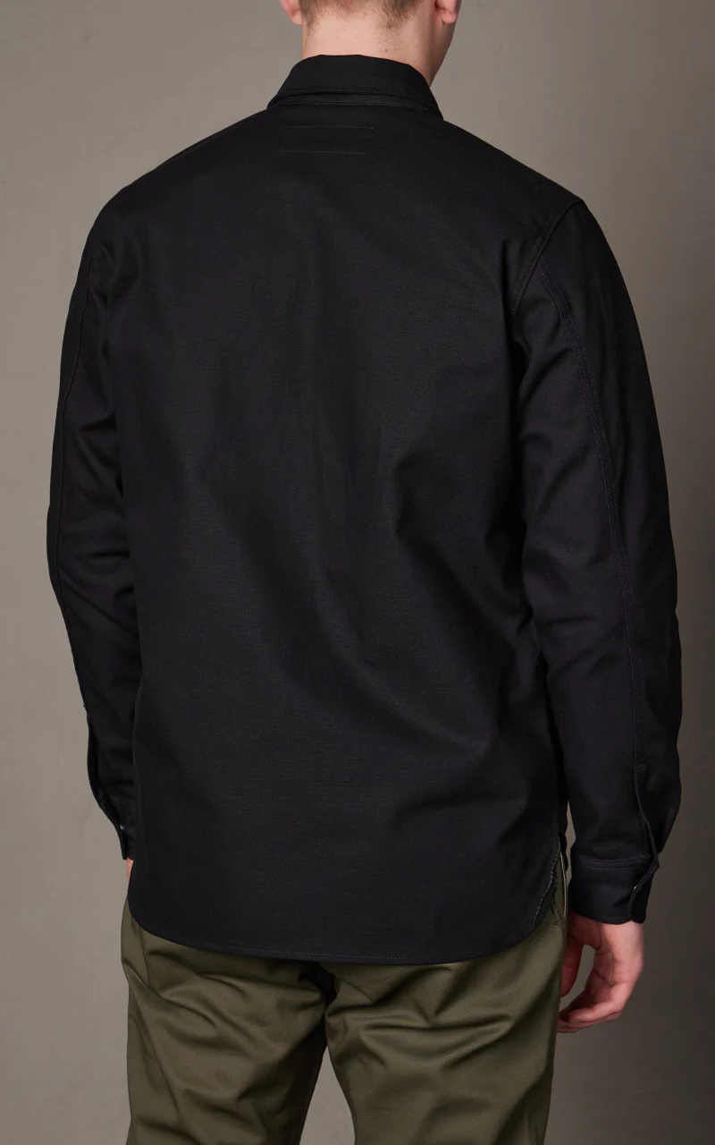 Rogue Territory Service Shirt Selvedge Canvas Black 10oz - Image 2