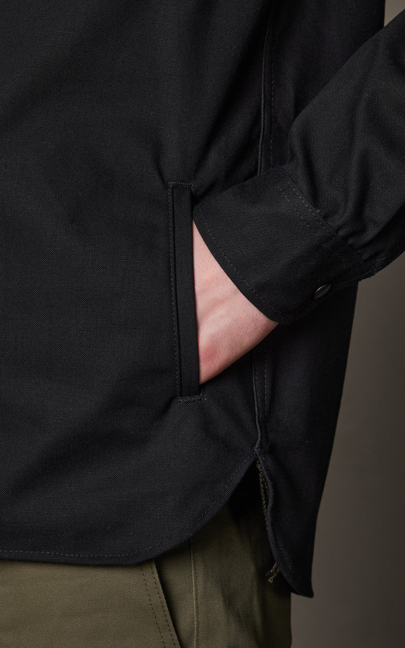 Rogue Territory Service Shirt Selvedge Canvas Black 10oz - Image 8