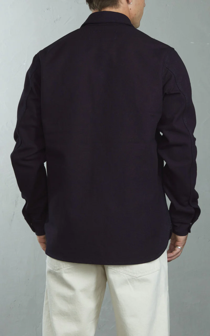 Rogue Territory Service Shirt Selvedge Canvas Indigo 15oz - Image 4