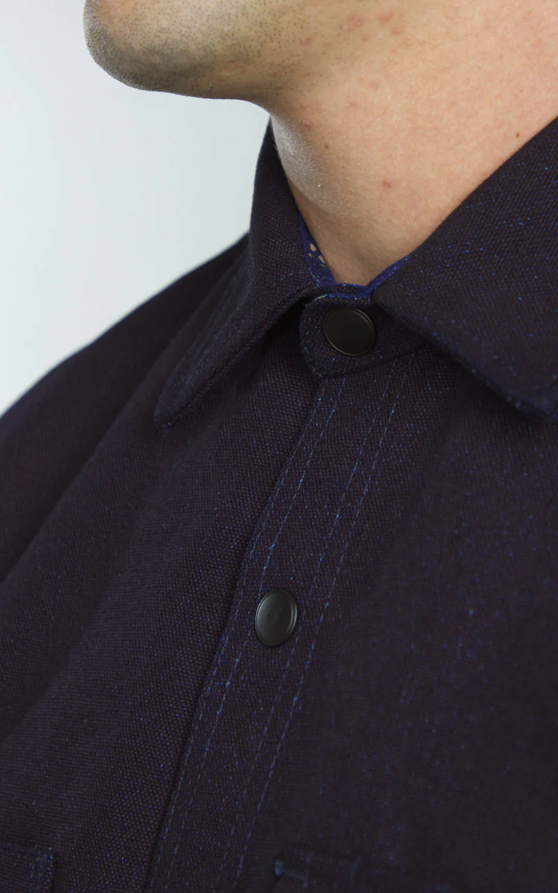 Rogue Territory Service Shirt Selvedge Canvas Indigo 15oz - Image 5