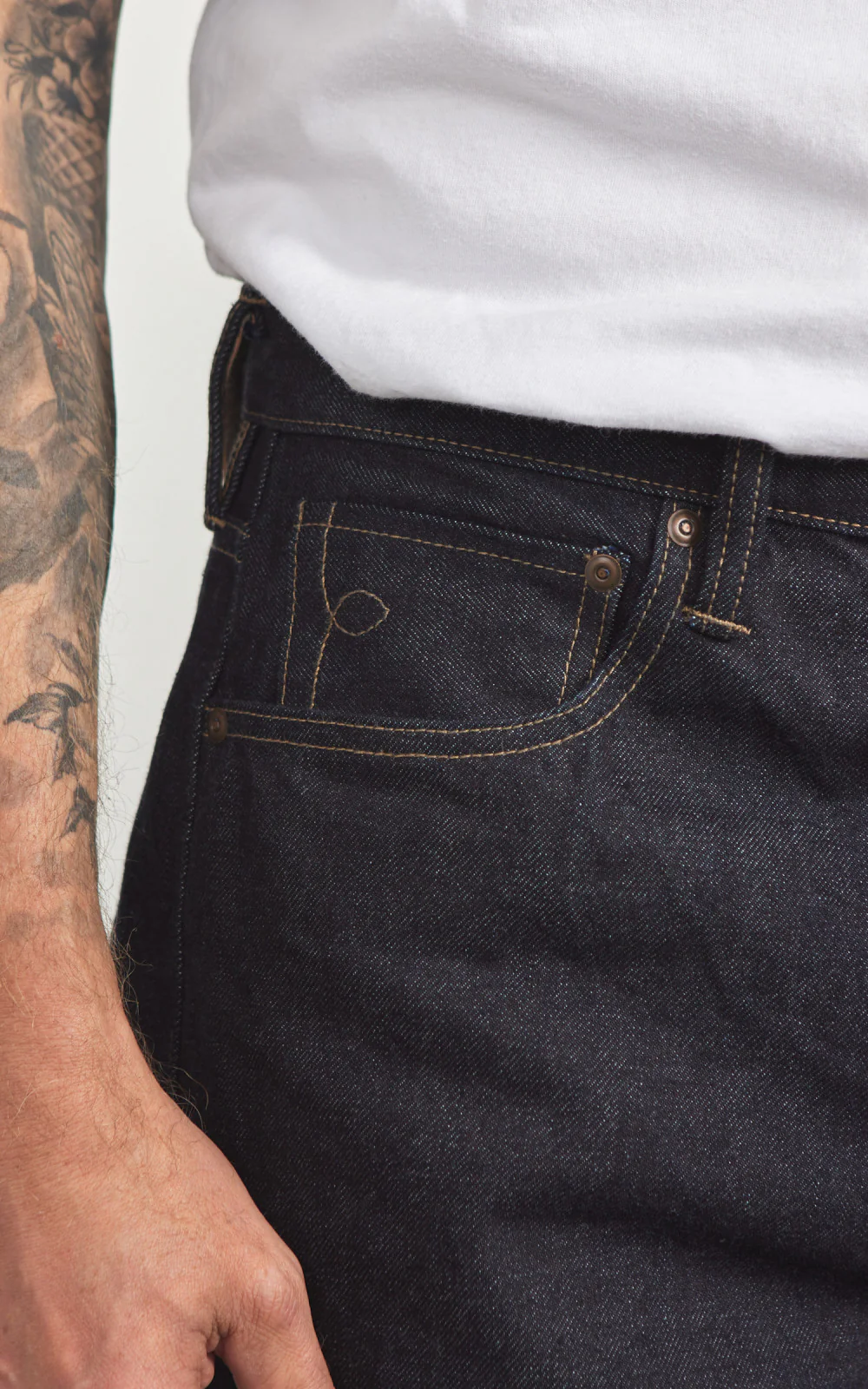 Rogue Territory Strider Selvedge Rinsed Indigo 15oz - Image 3