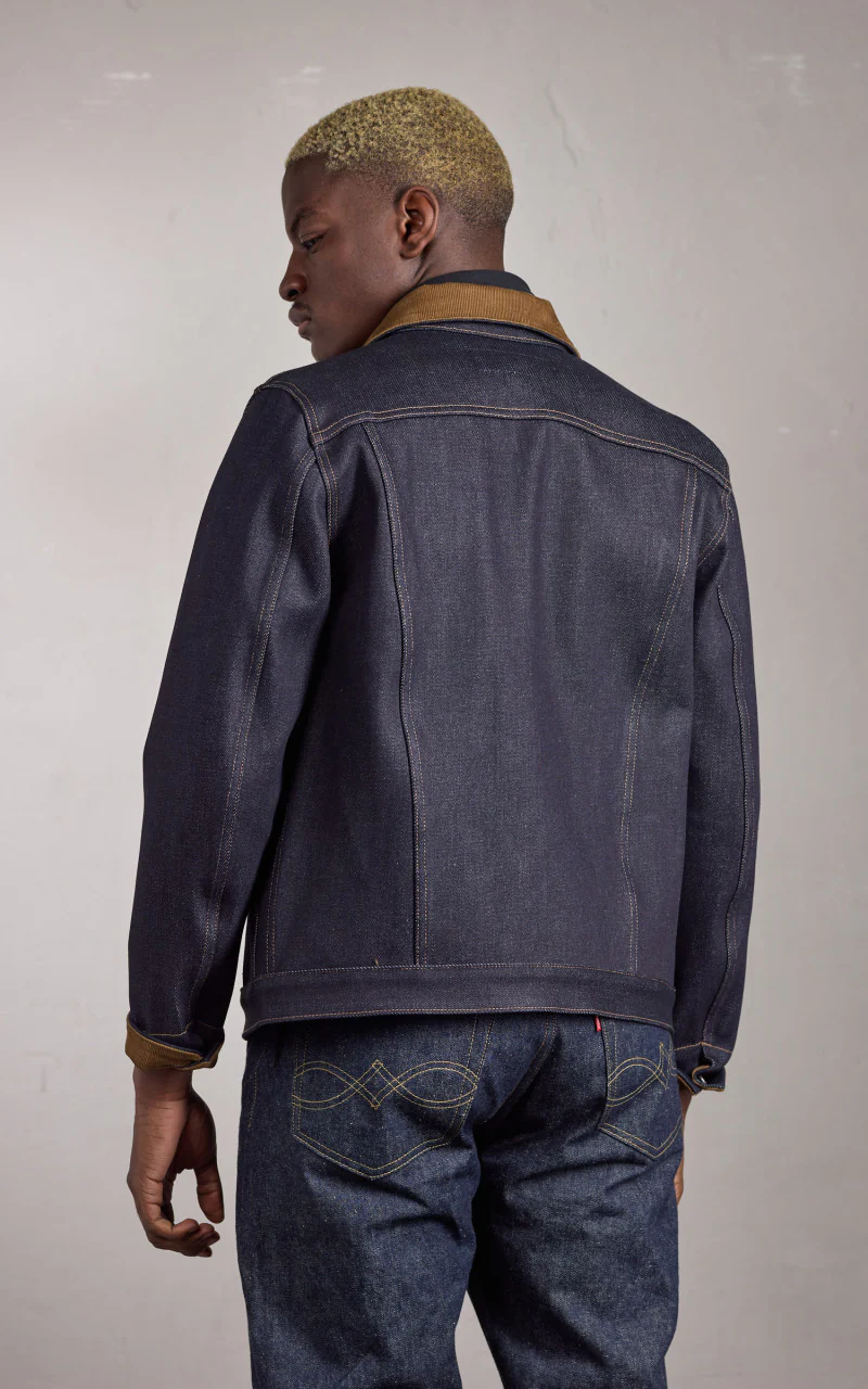 Rogue Territory Supply Jacket Corduroy Collar Selvedge Indigo 22oz - Image 7