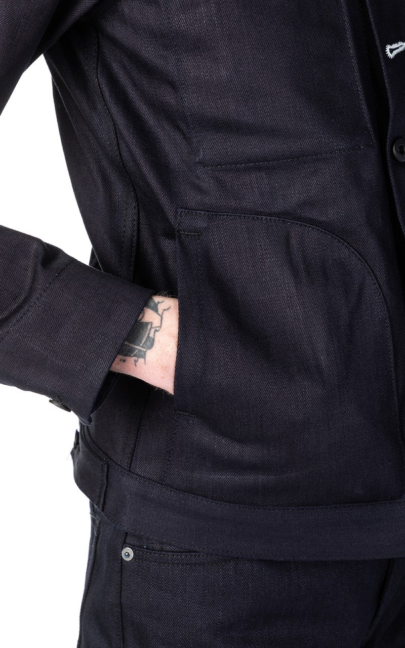 Rogue Territory Supply Jacket Dark Indigo Selvedge 13.5oz - Image 6