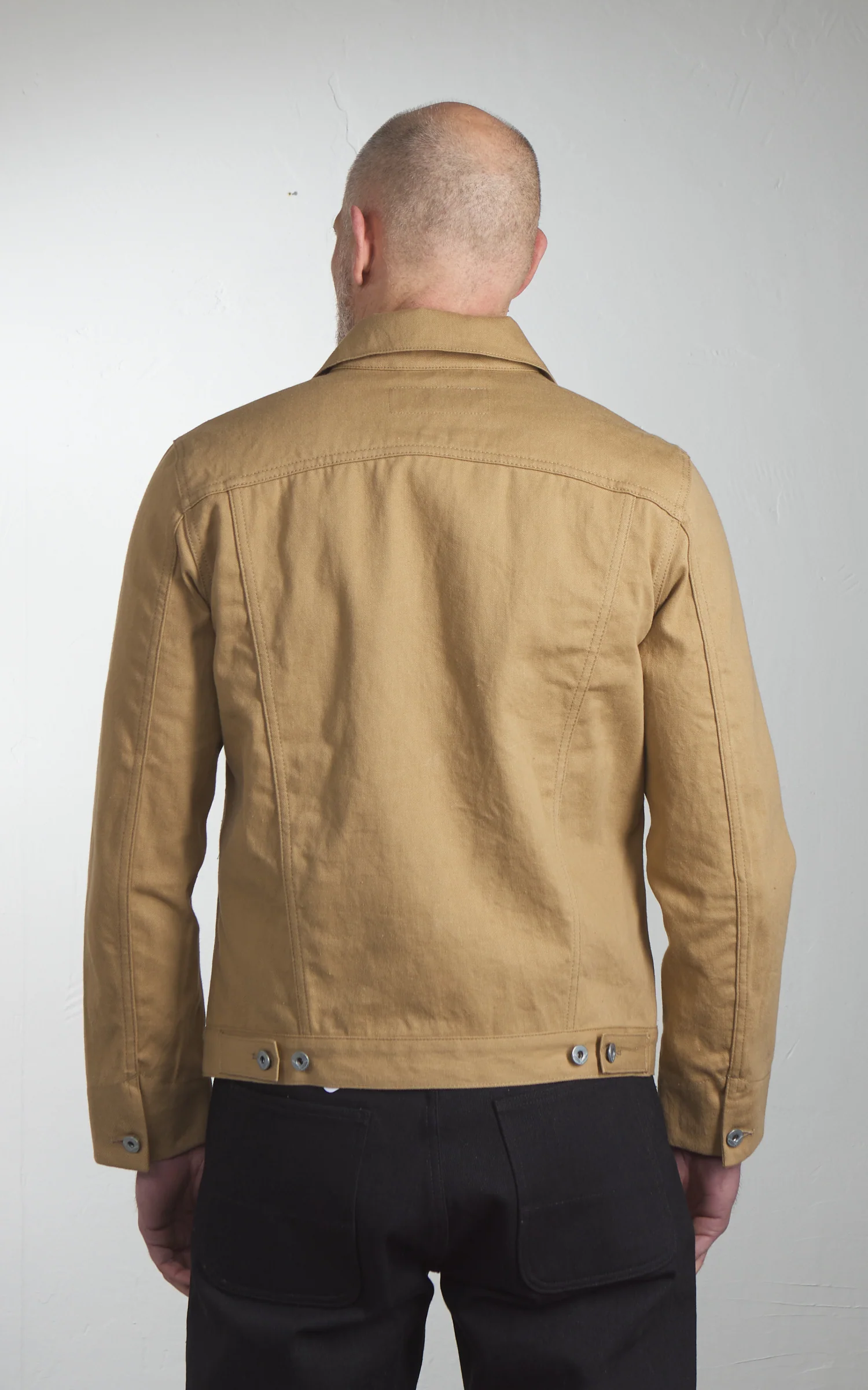 Rogue Territory Supply Jacket Rinsed Selvedge Tan 13.5oz - Image 5